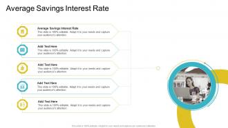 Average Savings Interest Rate In Powerpoint And Google Slides Cpb