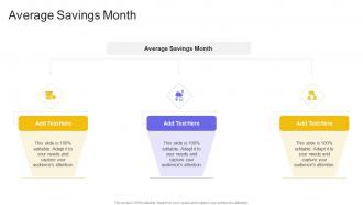 Average Savings Month In Powerpoint And Google Slides Cpb