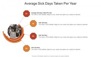 Average Sick Days Taken Per Year In Powerpoint And Google Slides Cpb