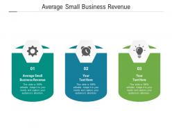 Average small business revenue ppt powerpoint presentation pictures sample cpb