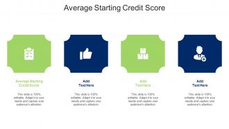 Average Starting Credit Score Ppt Powerpoint Presentation Icon Inspiration Cpb