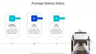 Average Startup Salary In Powerpoint And Google Slides Cpb