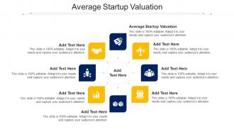 Average Startup Valuation Ppt Powerpoint Presentation Gallery Design Inspiration Cpb