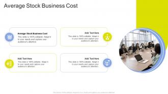 Average Stock Business Cost In Powerpoint And Google Slides Cpb