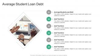 Average Student Loan Debt In Powerpoint And Google Slides Cpb