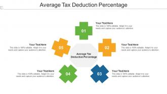 Average Tax Deduction Percentage Ppt Powerpoint Presentation Outline Grid Cpb