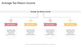 Average Tax Return Income In Powerpoint And Google Slides Cpb