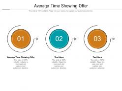 Average time showing offer ppt powerpoint presentation file maker cpb