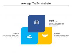 Average traffic website ppt powerpoint presentation slides template cpb