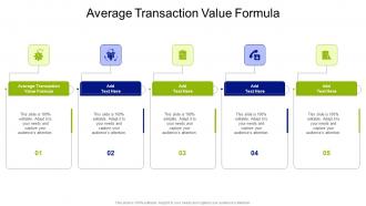 Average Transaction Value Formula In Powerpoint And Google Slides Cpb