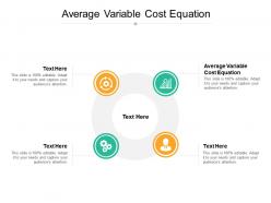 Average variable cost equation ppt powerpoint presentation icon slides cpb