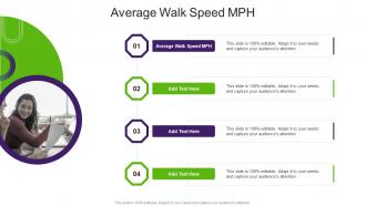 Average Walk Speed MPH In Powerpoint And Google Slides Cpb