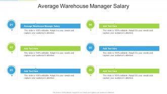 Average Warehouse Manager Salary In Powerpoint And Google Slides Cpb