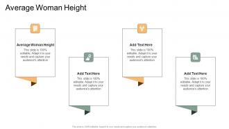 Average Woman Height In Powerpoint And Google Slides Cpb