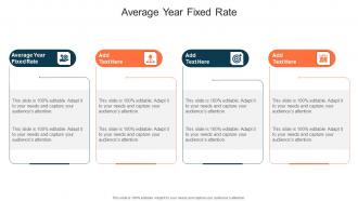 Average Year Fixed Rate In Powerpoint And Google Slides Cpb