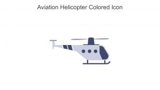 Aviation Helicopter Colored Icon In Powerpoint Pptx Png And Editable Eps Format