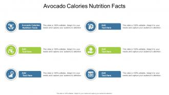 Avocado Calories Nutrition Facts In Powerpoint And Google Slides Cpb
