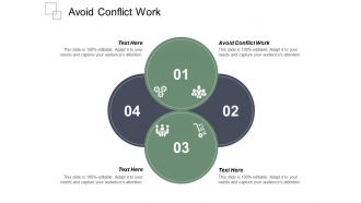 Avoid conflict work ppt powerpoint presentation outline vector cpb