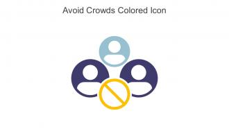 Avoid Crowds Colored Icon In Powerpoint Pptx Png And Editable Eps Format