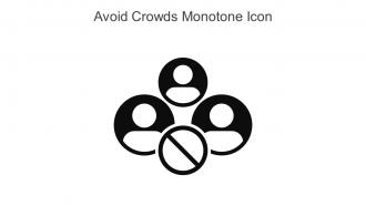 Avoid Crowds Monotone Icon In Powerpoint Pptx Png And Editable Eps Format