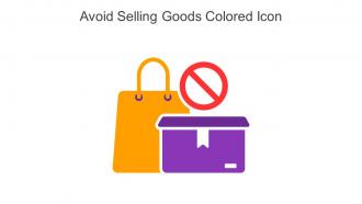 Avoid Selling Goods Colored Icon In Powerpoint Pptx Png And Editable Eps Format