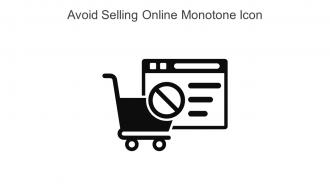 Avoid Selling Online Monotone Icon In Powerpoint Pptx Png And Editable Eps Format