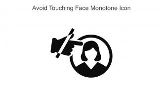 Avoid Touching Face Monotone Icon In Powerpoint Pptx Png And Editable Eps Format
