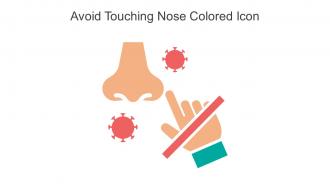 Avoid Touching Nose Colored Icon In Powerpoint Pptx Png And Editable Eps Format
