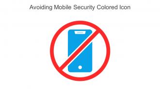 Avoiding Mobile Security Colored Icon In Powerpoint Pptx Png And Editable Eps Format