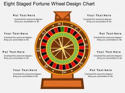 aw Eight Staged Fortune Wheel Design Chart Flat Powerpoint Design