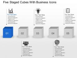 73654050 style layered cubes 5 piece powerpoint presentation diagram infographic slide