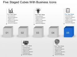73654050 style layered cubes 5 piece powerpoint presentation diagram infographic slide