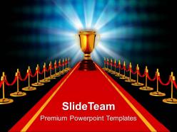 Award on red carpet competiton powerpoint templates ppt themes and graphics 0113