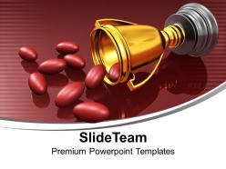 Award Winning Ingredients Winner Trophy PowerPoint Templates PPT Themes And Graphics 0113