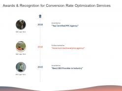 Awards and recognition for conversion rate optimization services ppt download