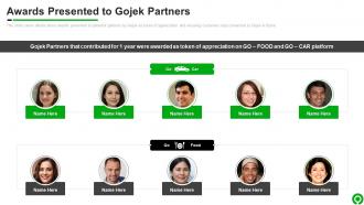 Awards Presented To Gojek Partners GOJEK Investor Funding Elevator Pitch Deck