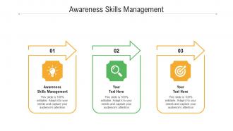 Awareness skills management ppt powerpoint presentation infographics themes cpb