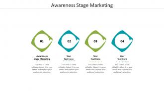 Awareness stage marketing ppt powerpoint presentation file layout ideas cpb