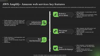 Aws Amazon Web Services Key Features Comprehensive Guide To Mobile Cloud Computing