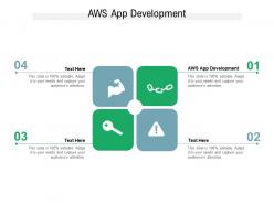 Aws app development ppt powerpoint presentation model slides cpb