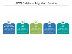 Aws database migration service ppt powerpoint presentation portfolio files cpb