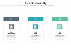 Aws observability ppt powerpoint presentation slides objects cpb