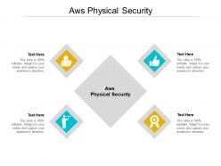Aws physical security ppt powerpoint presentation layouts template cpb