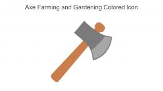 Axe Farming And Gardening Colored Icon In Powerpoint Pptx Png And Editable Eps Format