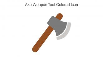 Axe Weapon Tool Colored Icon In Powerpoint Pptx Png And Editable Eps Format