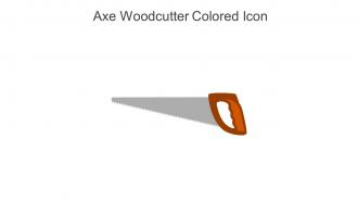 Axe Woodcutter Colored Icon In Powerpoint Pptx Png And Editable Eps Format