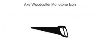 Axe Woodcutter Monotone Icon In Powerpoint Pptx Png And Editable Eps Format