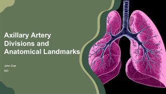 Axillary Artery Divisions And Anatomical Landmarks PPT Demonstration AT