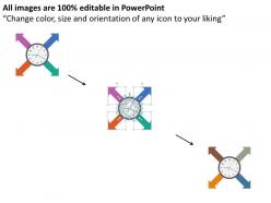62739040 style circular hub-spoke 4 piece powerpoint presentation diagram infographic slide