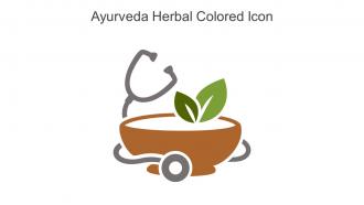 Ayurveda Herbal Colored Icon In Powerpoint Pptx Png And Editable Eps Format